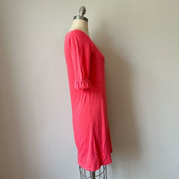 LILLY PULITZER Ruffle Sleeve Somerset Mini Dress in Coral - Picture 5 of 12
